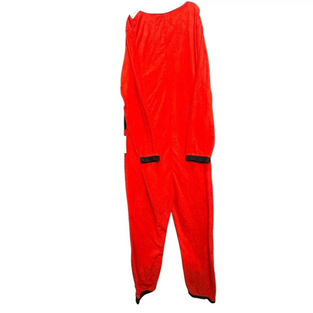 Briefly Stated Men's Santa Claus Red Velvet Union Suit NWT‎ With Minor Flaw S–M